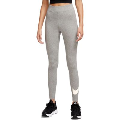 Leggings Nike Classics de Mujer de Cintura Alta - Gris Leggings Nike Classics de Mujer de Cintura Alta - Gris