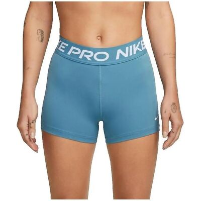 Nike Pro 3-calowe spodenki - Niebieskie - Kobiety - Duże Nike Pro 3-calowe spodenki - Niebieskie - Kobiety - Duże