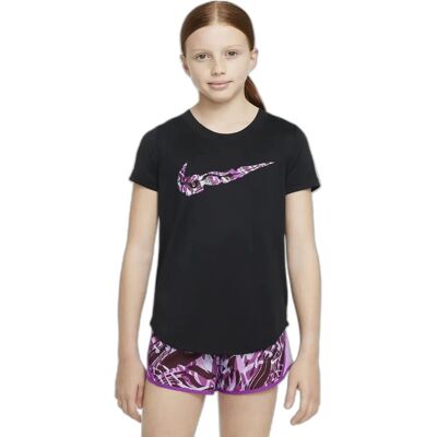 Nike Pink Dri-FIT Unisex T-Shirt - Lässiger Schnitt Nike Pink Dri-FIT Unisex T-Shirt - Lässiger Schnitt