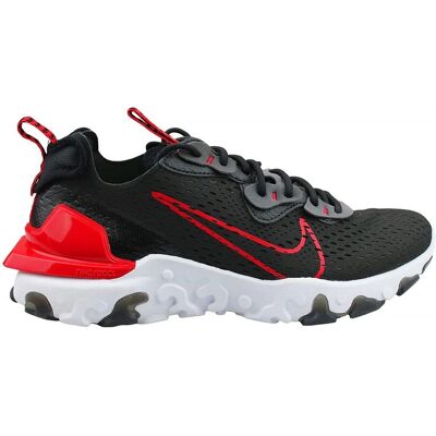Buty Nike React Vision - Czarny/Czerwony/Szary - Sneakers Buty Nike React Vision - Czarny/Czerwony/Szary - Sneakers