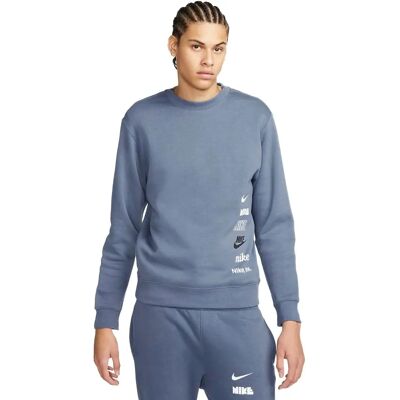 Nike Heren Blauw Fleece Trainingspak - Casual Sportkleding Nike Heren Blauw Fleece Trainingspak - Casual Sportkleding