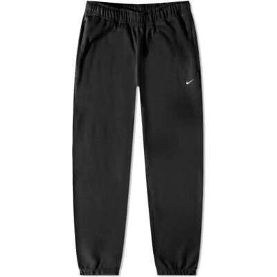 Nike Solo Swoosh Fleece Byxor - Unisex - Svart Nike Solo Swoosh Fleece Byxor - Unisex - Svart