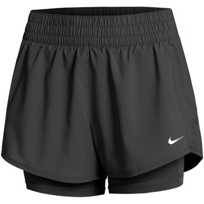 Shorts 2-en-1 Nike Mid-Rise - Noir - Publicité Shorts 2-en-1 Nike Mid-Rise - Noir - Publicité