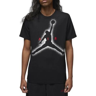 Nike Air Jordan Black Cotton Crew Neck T-Shirt - T-Shirt Nike Air Jordan Black Cotton Crew Neck T-Shirt - T-Shirt