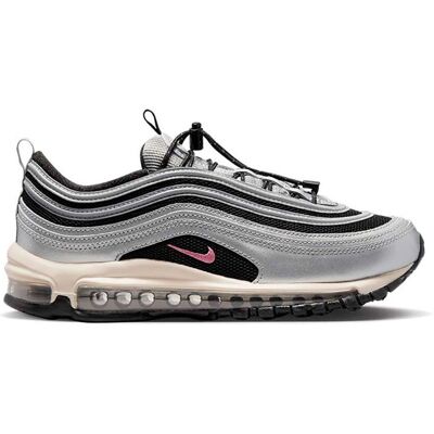 Nike Air Max 97 Noir/Desert Berry-Metallic Silver Baskets - Publicité Nike Air Max 97 Noir/Desert Berry-Metallic Silver Baskets - Publicité