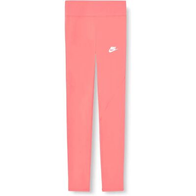 Legginsy dla Dziewczynek Nike Sportswear z Wysokim Stanem - Pomarańczowe - Leggings Legginsy dla Dziewczynek Nike Sportswear z Wysokim Stanem - Pomarańczowe - Leggings