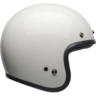 Bell Custom 500 Bianco Helm - Vintage, Klassiek, Licht Bell Custom 500 Bianco Helm - Vintage, Klassiek, Licht