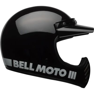 Bell Moto-3 Klassieke Motocross Helm - Zwart - M Bell Moto-3 Klassieke Motocross Helm - Zwart - M