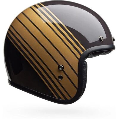 Casco de moto Bell Custom 500 Edge Marrón Dorado ECE 2024 Casco de moto Bell Custom 500 Edge Marrón Dorado ECE 2024