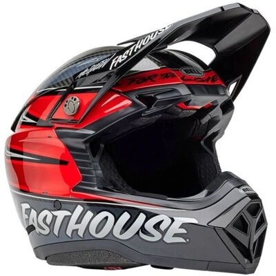 Casque Bell Moto-10 Spherical Fasthouse DITD 25 gris rouge - Casque - Publicité Casque Bell Moto-10 Spherical Fasthouse DITD 25 gris rouge - Casque - Publicité