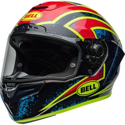Bell Race Star DLX Flex Xenon - Casque en fibre de carbone léger, ECE 22.06 Bell Race Star DLX Flex Xenon - Casque en fibre de carbone léger, ECE 22.06