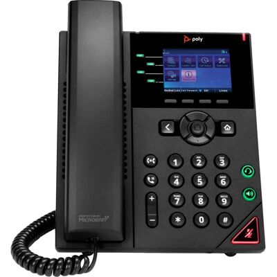 Poly VVX 250 - Téléphone IP 4-Lignes - Noir - Publicité Poly VVX 250 - Téléphone IP 4-Lignes - Noir - Publicité