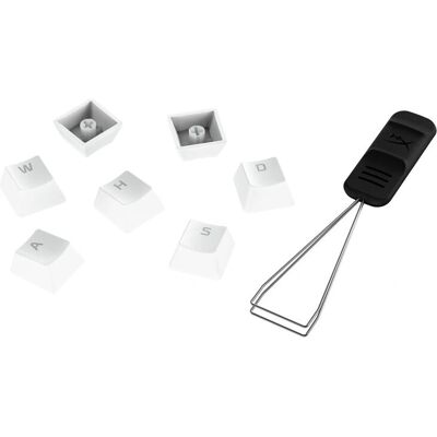 HyperX Weiße Double Shot PBT-Tastenkappen - 104 Tasten - US-Layout - Tastatur HyperX Weiße Double Shot PBT-Tastenkappen - 104 Tasten - US-Layout - Tastatur