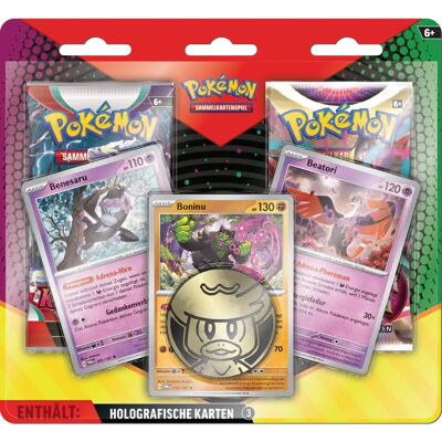 Pokémon Company International Pack de 2 Boosters Améliorés - Jeu de Cartes à Collectionner - Publicité Pokémon Company International Pack de 2 Boosters Améliorés - Jeu de Cartes à Collectionner - Publicité