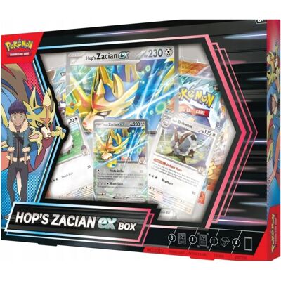 Pokémon TCG: Hop’s Zacian ex Box - Pokémon TCG Box Pokémon TCG: Hop’s Zacian ex Box - Pokémon TCG Box