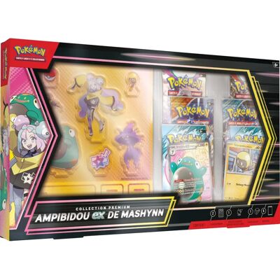 Asmodee Pokémon - Collection Premium Ampibidou-ex Mashynn - Collection de Cartes à Jouer Asmodee Pokémon - Collection Premium Ampibidou-ex Mashynn - Collection de Cartes à Jouer