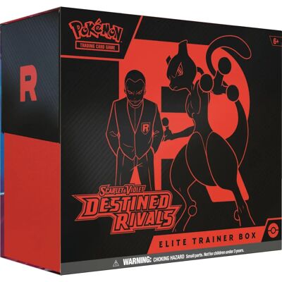 Pokemon Scarlet And Violet Destined Rivals Elite Trainer Box - Trading Card Game Booster Box Pokemon Scarlet And Violet Destined Rivals Elite Trainer Box - Trading Card Game Booster Box