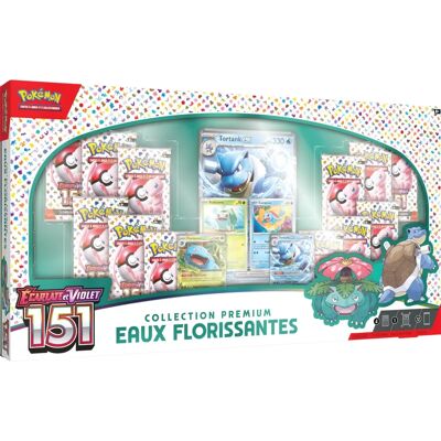 POKEMON EV 3.5 Coffret Premium Eaux Florissantes - Cartes à Collectionner - Publicité POKEMON EV 3.5 Coffret Premium Eaux Florissantes - Cartes à Collectionner - Publicité