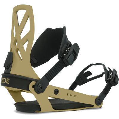 RIDE A4 - Leichte Snowboardbindung aus Aluminium RIDE A4 - Leichte Snowboardbindung aus Aluminium