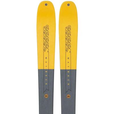 K2 Wayback 84 - Jaune/Gris/Noir - Skis 84mm - Publicité K2 Wayback 84 - Jaune/Gris/Noir - Skis 84mm - Publicité