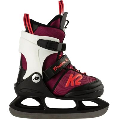 Patines de hielo ajustables rosas K2 para niños Patines de hielo ajustables rosas K2 para niños