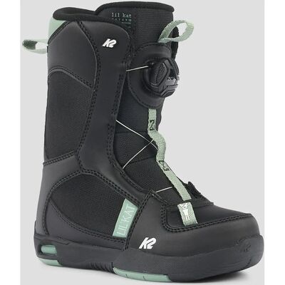 Bottes de snowboard jeunesse Lil Kat de K2 Snowboards - Noir - Publicité Bottes de snowboard jeunesse Lil Kat de K2 Snowboards - Noir - Publicité