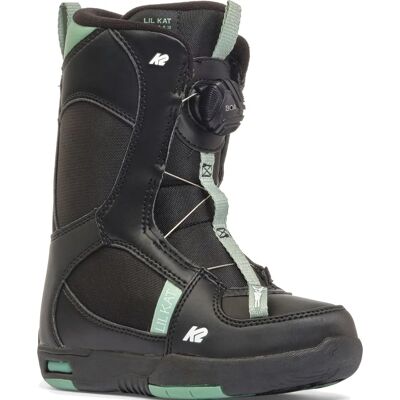 Ghete de snowboard pentru tineret Lil Kat de la K2 Snowboards - Negru Ghete de snowboard pentru tineret Lil Kat de la K2 Snowboards - Negru