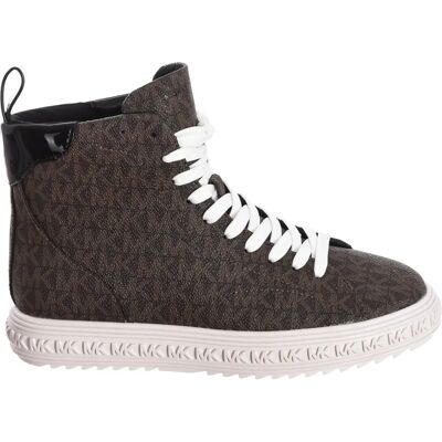 Μαύρα Δερμάτινα Sneakers Υψηλού Ύψους Michael Kors - Γυναίκα Μαύρα Δερμάτινα Sneakers Υψηλού Ύψους Michael Kors - Γυναίκα