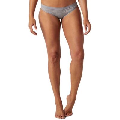 Bikini de merino gris claro Heather - Ropa interior Smartwool Bikini de merino gris claro Heather - Ropa interior Smartwool