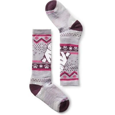 Smartwool Barne Wintersport Isbjørn Mønster Sokker - Purple Eclipse Smartwool Barne Wintersport Isbjørn Mønster Sokker - Purple Eclipse