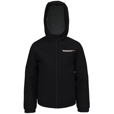 Giacca impermeabile per bambini Napapijri Scott Nera - Giacca Giacca impermeabile per bambini Napapijri Scott Nera - Giacca