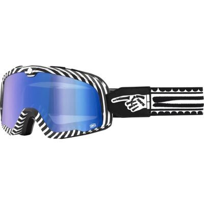 Marca: 100% Modelo: Barstow Goggle Death Spray Lente Espejo Azul - Gafas Deportivas Marca: 100% Modelo: Barstow Goggle Death Spray Lente Espejo Azul - Gafas Deportivas