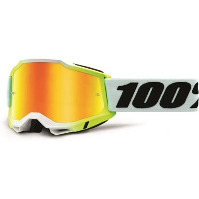 100% Accuri 2 Dunder Motocross Goggles - Black White - Goggles 100% Accuri 2 Dunder Motocross Goggles - Black White - Goggles