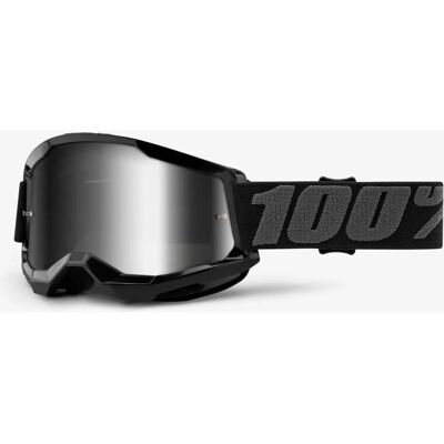 Lunettes 100% Strata 2 Noires - Grand Champ de Vision - Sports Gear Lunettes 100% Strata 2 Noires - Grand Champ de Vision - Sports Gear