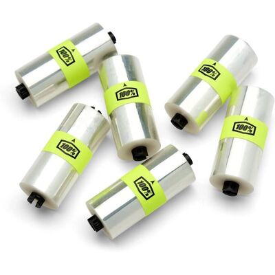Marque Modèle Kit Film Anti-buée 6 pcs pour MX Tout-terrain 45mm - Publicité Marque Modèle Kit Film Anti-buée 6 pcs pour MX Tout-terrain 45mm - Publicité