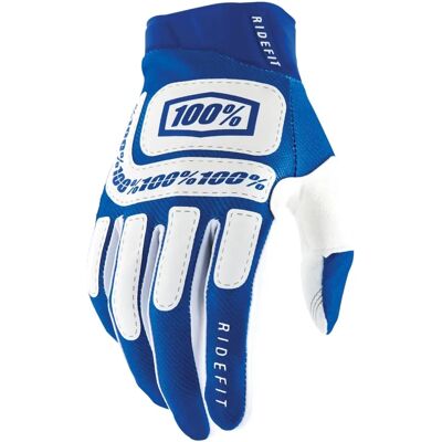 100% Ridefit Herren Handschuhe - Blau - S 100% Ridefit Herren Handschuhe - Blau - S