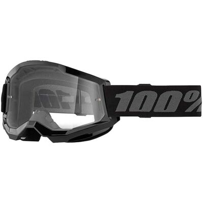 100% Strata 2 Brille - Schwarz - Klare Linse - Cross-Produkte 100% Strata 2 Brille - Schwarz - Klare Linse - Cross-Produkte