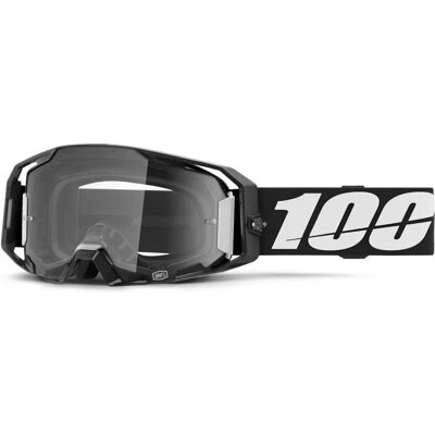 100% ARmatic Schwarze Motocross-Brille - Klare Linse 100% ARmatic Schwarze Motocross-Brille - Klare Linse