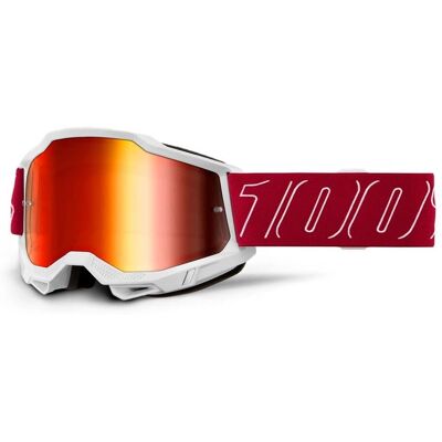 100% Accuri 2 Redline Motorrad Crossmaske - Iridium Rot 100% Accuri 2 Redline Motorrad Crossmaske - Iridium Rot