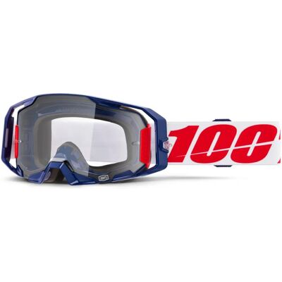 Gafas de Cross 100% ARmatic Mach Z - Resistente a Impactos, Cambio Rápido Gafas de Cross 100% ARmatic Mach Z - Resistente a Impactos, Cambio Rápido
