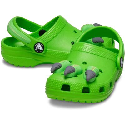 Crocs Dzieci Dinosaur Green Slime Sandały - 22/23 Crocs Dzieci Dinosaur Green Slime Sandały - 22/23