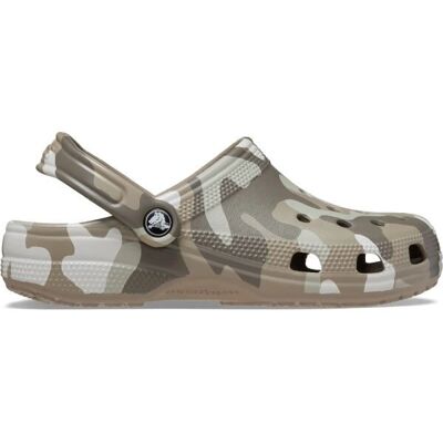 Crocs - Classic Printed Camo Clog - Mushroom/Multi - clog Crocs - Classic Printed Camo Clog - Mushroom/Multi - clog