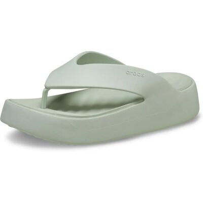 Crocs Getaway Platform Flip Flops Wedge Sandały gypsum Crocs Getaway Platform Flip Flops Wedge Sandały gypsum