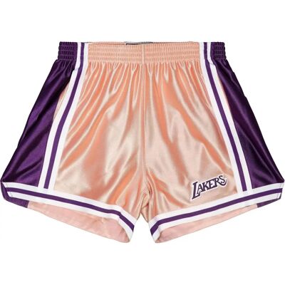 Mitchell & Ness Los Angeles Lakers Damen Shorts - Pink XL Mitchell & Ness Los Angeles Lakers Damen Shorts - Pink XL