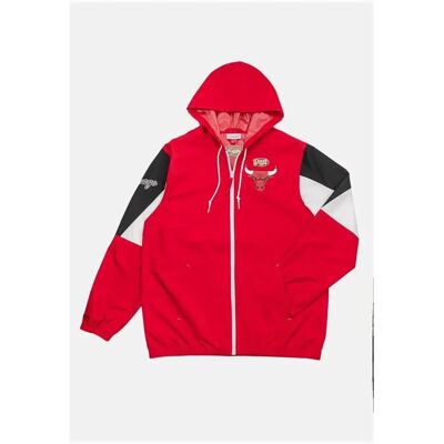 Mitchell & Ness Chicago Bulls Basketball Rote XL Sportjacke Mitchell & Ness Chicago Bulls Basketball Rote XL Sportjacke