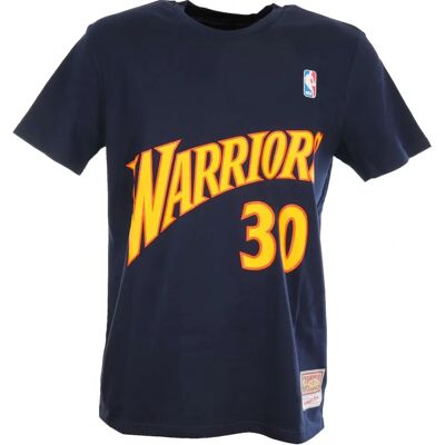 Mitchell & Ness Chemise Navy Stephen Curry - Basketball - Publicité Mitchell & Ness Chemise Navy Stephen Curry - Basketball - Publicité