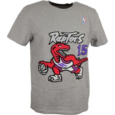 T-shirt Mitchell & Ness Vince Carter Gris - NBA Toronto Raptors - Publicité T-shirt Mitchell & Ness Vince Carter Gris - NBA Toronto Raptors - Publicité