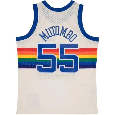Mitchell & Ness Denver Nuggets Mutombo Jersey - Sportshirt Mitchell & Ness Denver Nuggets Mutombo Jersey - Sportshirt