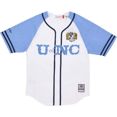Mitchell & Ness Carolina del Nord Bianco M Maglietta - Giornata di Allenamento Mitchell & Ness Carolina del Nord Bianco M Maglietta - Giornata di Allenamento