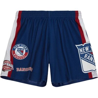 Mitchell & Ness Shorts di basket della città natale M&N NHL New York Rangers - Royal Mitchell & Ness Shorts di basket della città natale M&N NHL New York Rangers - Royal
